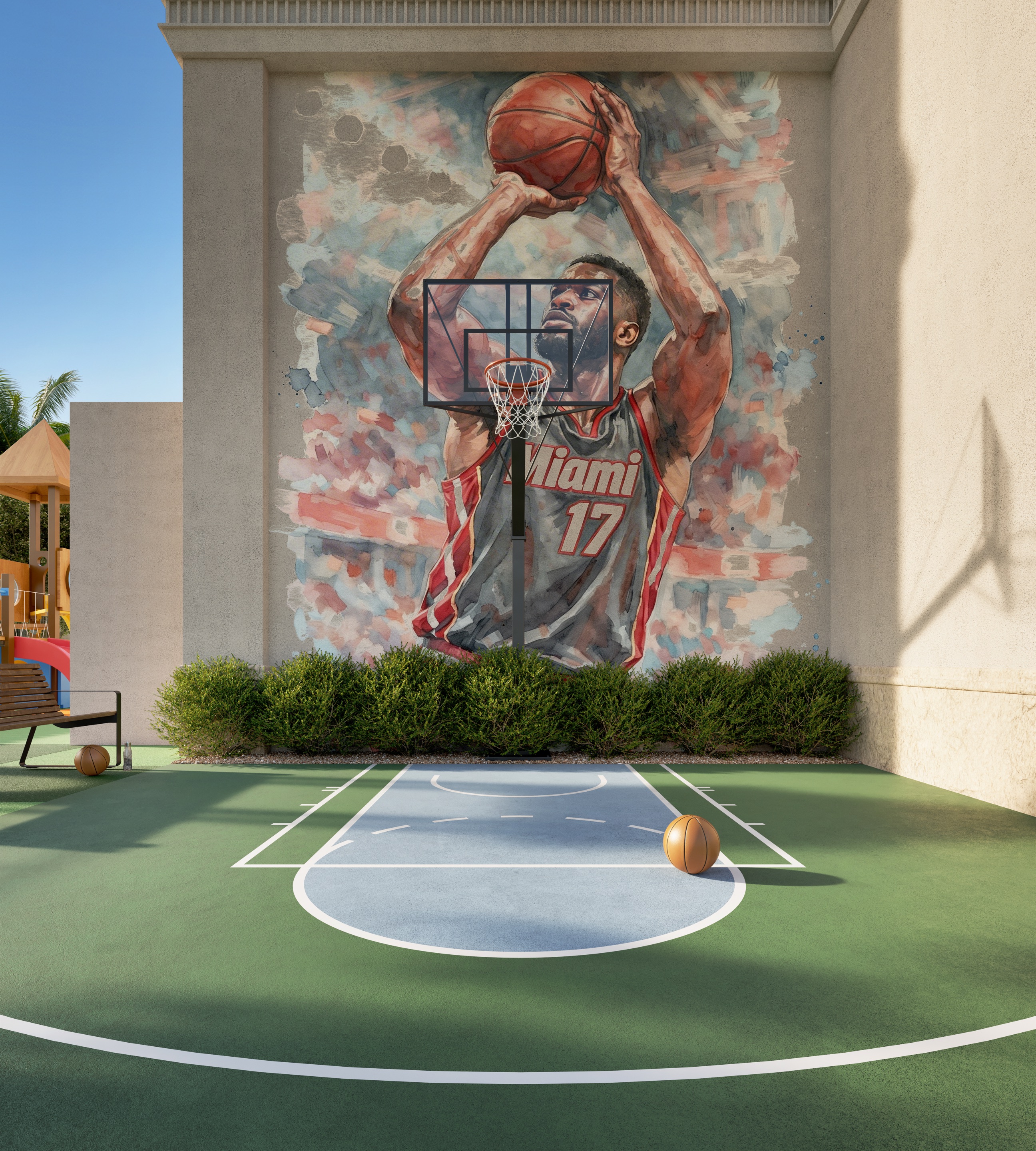 Basketball court