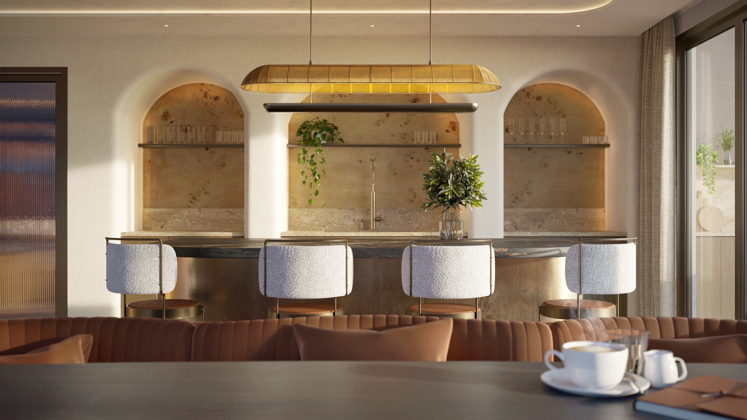 Kitchen lounge