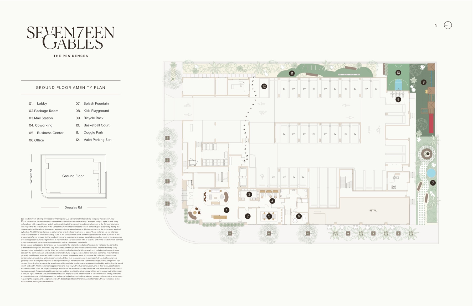 Ground floor amenity plan